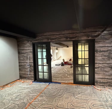 Wallpaper installation project in Peoria, AZ