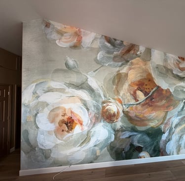 Wallpaper installation project in Mesa, AZ