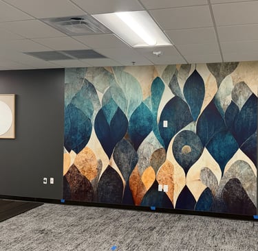 Wallpaper installation project in Surprise, AZ