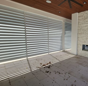 Louver wall/ Back Porch