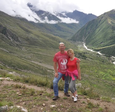 on the slopes of Kinnaur Kailash, Sangla Valley, Himachl Pradesh, India