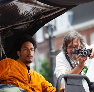 customer from nyc on bike taxi