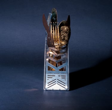 Tatanka - an iconic cutlery holder inspired in American Indian tribes