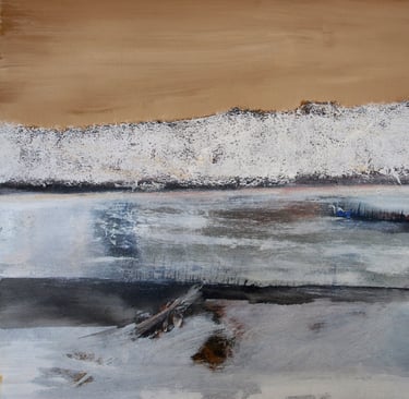 Jaï - Acrylique sur toile "Indien" 80x60cm - VENDU - Collection "Les grands Espaces " 2025