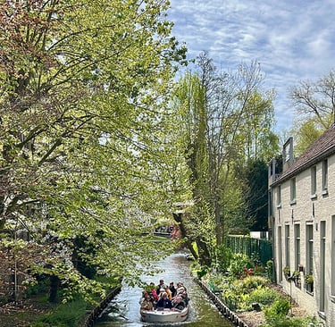 Balade en bateau sur les canaux de Bruges