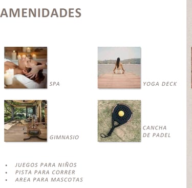 marayé amenidades, spa, yoga, gym, padel, pista, jogging, pets, mascotas y helipuerto en maraye