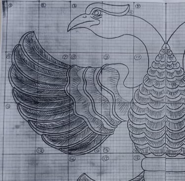 Desain patung tembaga