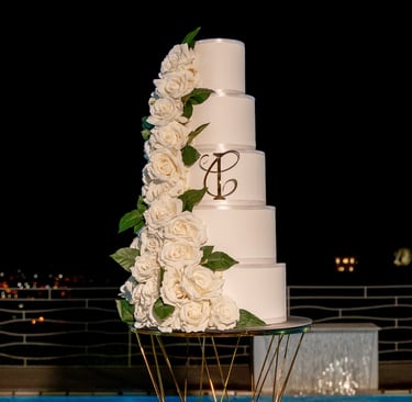 torta scenografica matrimonio 