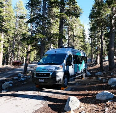 van aux usa a mammoth lake campground van