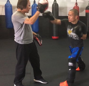 MARK RECAIDO PERSONAL TRAINING WITH MARTIAL ARTS LEGEND SENSEI BENNY THE JET URQUIDEZ!