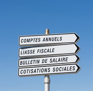 panneaux montrant les différentes obligations légales
