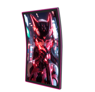 j curved touch screens for gaming and casino