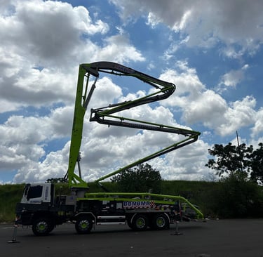 caminhão lança de concreto 43m