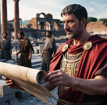 Emperor Titus oversees the recovery effort