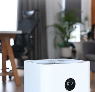 a man sitting on a couch with a laptop and a laptop