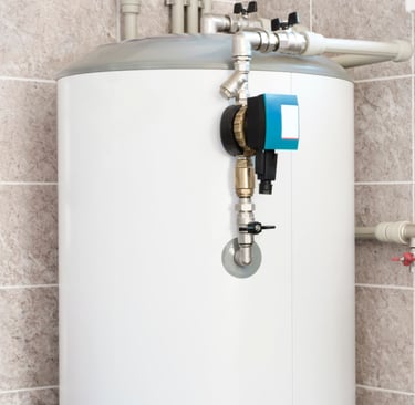 a water heater with a tankless water heater