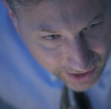 Brett Beoubay in an intense interrogation scene