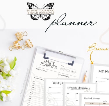overview mockup - weekly planner templates