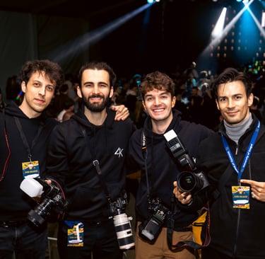 Vass Gergo at Work with his Team