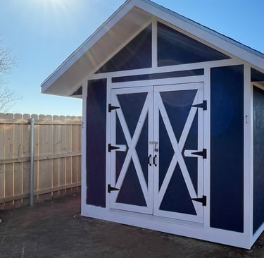 custom built shed