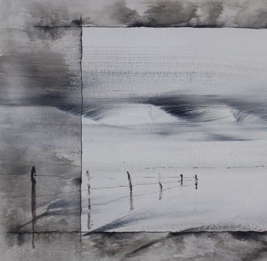 Jaï - Acrylique sur toile - Collection "Les grands Espaces " 2025