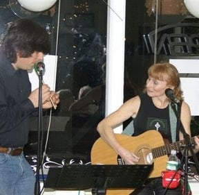 Bill & Annie of Celtic & folk group Crossmolina Band.