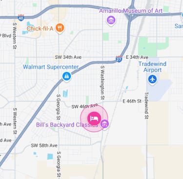 Map of approximate location of property