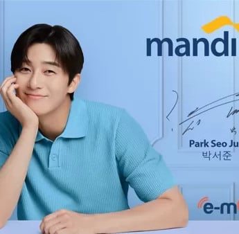 Kartu E-Money Mandiri edisi Park Seo Jun