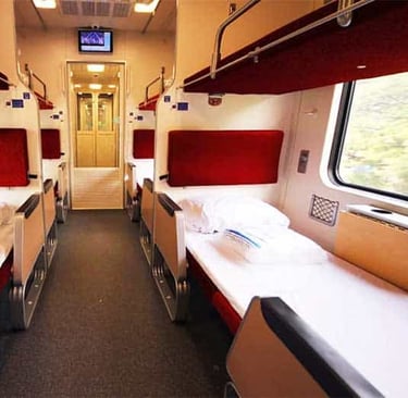 Train couchette en Thaïlande