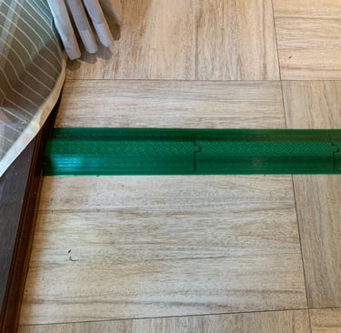 Roomba-crossable cable guard