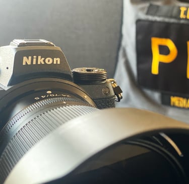 Thomas Y. Lynch PIO camera gear and ballistic vest 