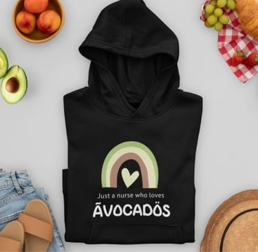 Just A Nurse Who Love Avocados Hoodie