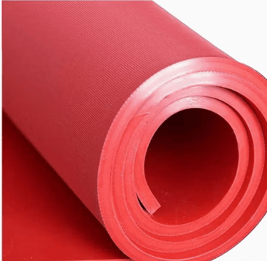 Caoutchouc rouge 45 sh