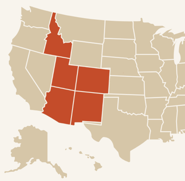 Moki Canyon Service Area Map