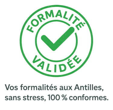 Formalité société guadeloupe validée
