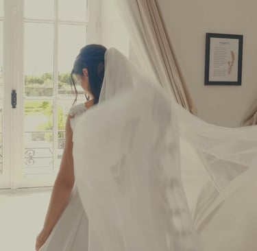 préparatifs de la mariée filmé par une vidéaste à Saint Malo