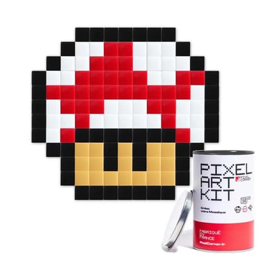 Pixel Corner, baby shroom rojo, pixel art kit