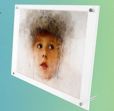 Cherished Memories Wall Display – Clear Acrylic Frame