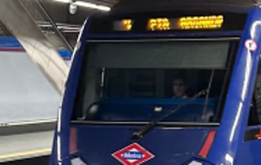 a Line 9 Metro train