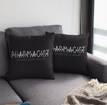 Pharmacist Throw Pillow