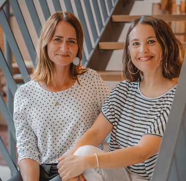 Kathrin Possik und Patricia Bellmann, Gründerinnen von Freddy & Oskar Trauerbegleitung