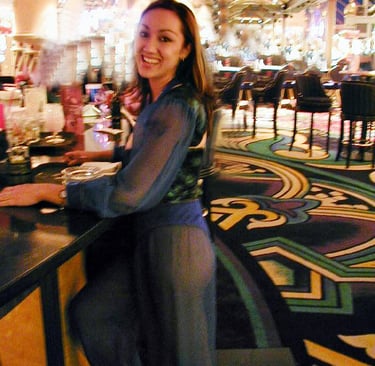Aladdin Las Vegas cocktail waitress by urbanphotos.net