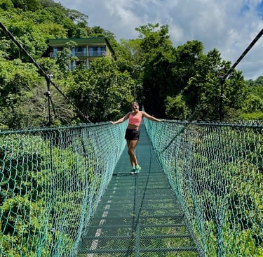 Montezuma Santa Teresa Hängebrücke Costa Rica Annerschtwo