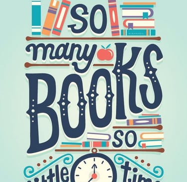 a clock with books and a clock on it