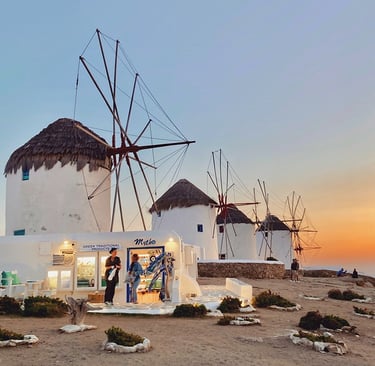 Les moulins de Mykonos