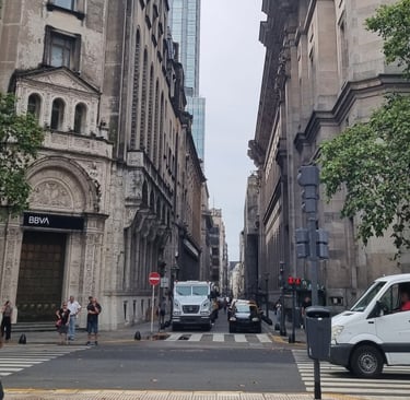 Foto tirada no centro de Buenos Aires