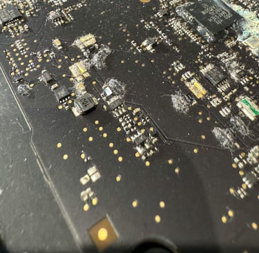 Désoxydation carte mère MacBook Air