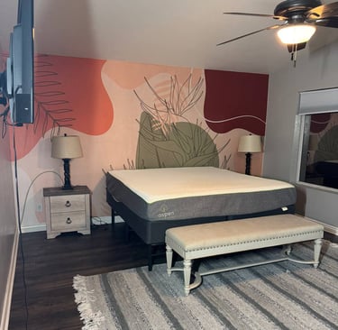 Wallpaper installation project in Mesa, AZ