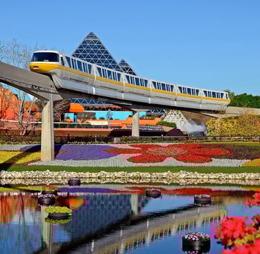 Monorail yellow at Disney's Epcot