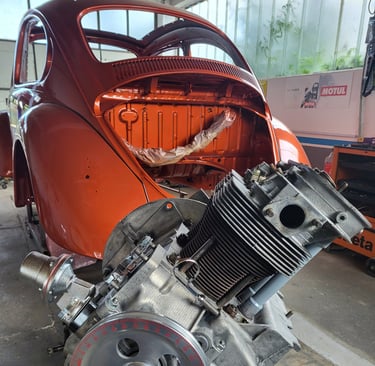 remont i restavracija na buba 1300 so novi delovi novi hilzni lageri oldtimer 